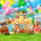 Summer Tropical Balloon Arch Garland Kit, 121Pcs Tropical Hawaiian Beach Pool Party Decorations with Backdrop, Pink Green Blue Yellow Latex Balloons for Hawaiian Luau Aloha Summer Birthday Supplies